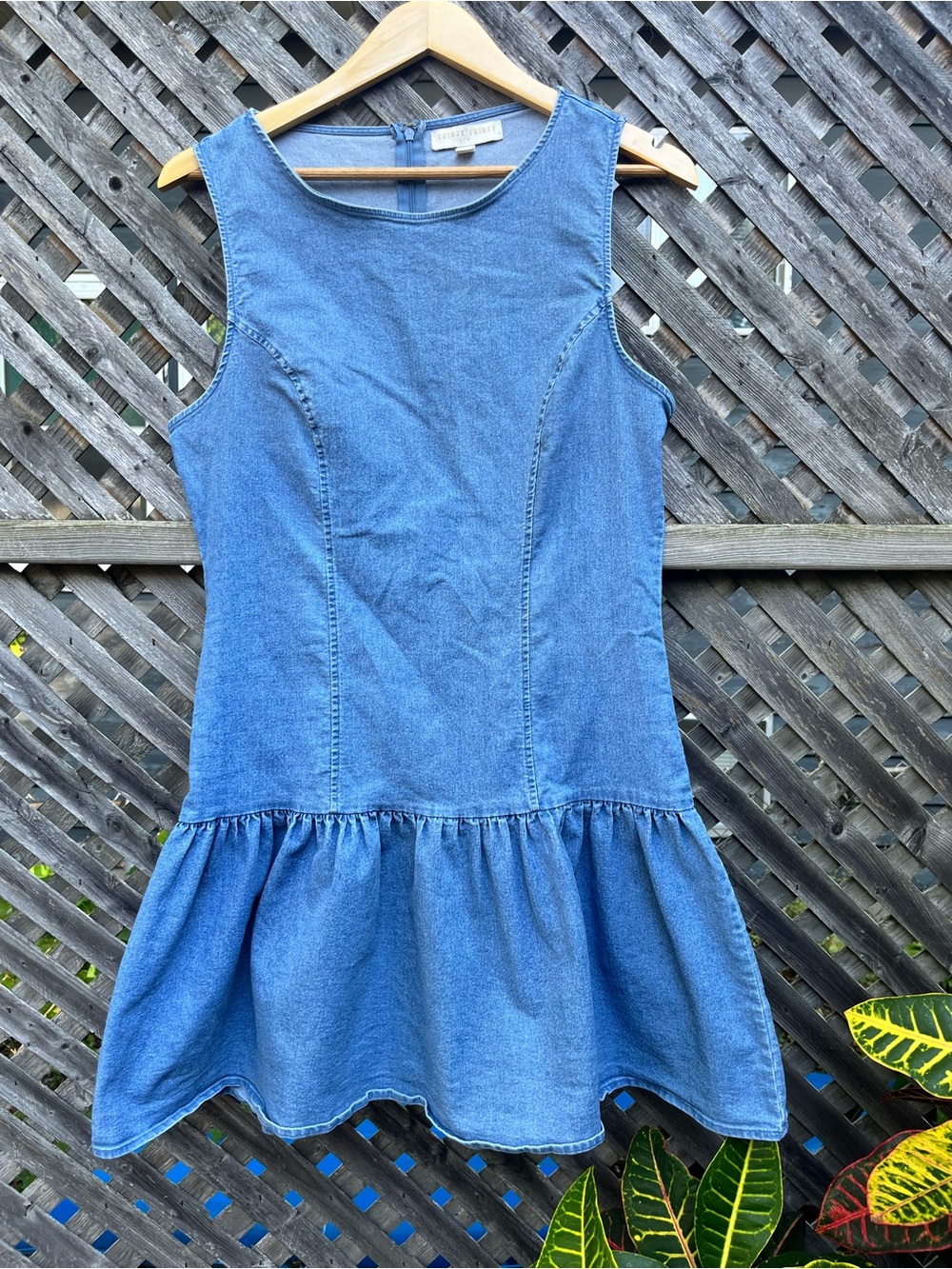 Thirty thirty women’s XL denim drop waist mini dress